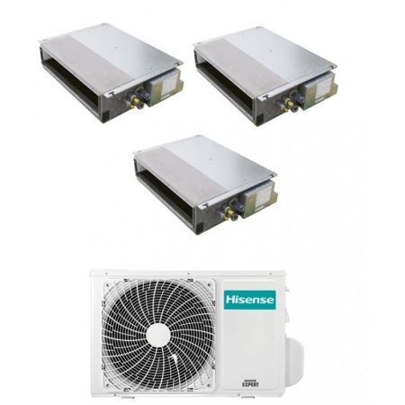 Condizionatore Hisense Canalizzato Trial Split 9000+9000+12000 Btu Inverter 3Amw52U4Rja R-32 A++