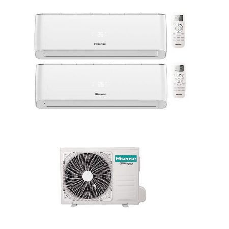 Condizionatore Hisense Dual Split Energy Pro 12000+12000 Btu Wifi Inverter 2Amw52U4Rxc A++