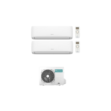 Condizionatore Hisense Dual Split Hi-Comfort 9000+12000 Btu Wifi Inverter 2Amw42U4Rgc A++