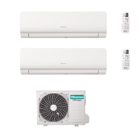 Condizionatore Hisense Dual Split New Energy 7000+12000 Btu Wifi Inverter 2Amw42U4Rgc A++