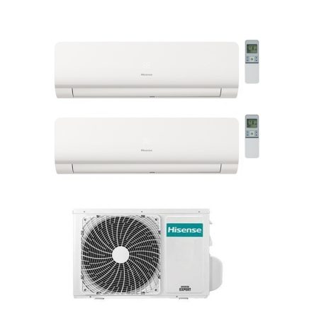 Condizionatore Hisense Dual Split R-32 New Energy 12000+12000 Btu Wifi Inverter 2Amw52U4Rxc A++