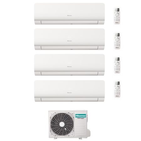 Condizionatore Hisense Quadri Split New Energy 7000+12000+12000+12000 Btu Wifi Inverter 4Amw105U4Raa A++