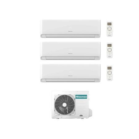 Condizionatore Hisense Trial Split Ecosense 12000+12000+12000 Btu Wifi Inverter 3Amw72U4Rjc A++