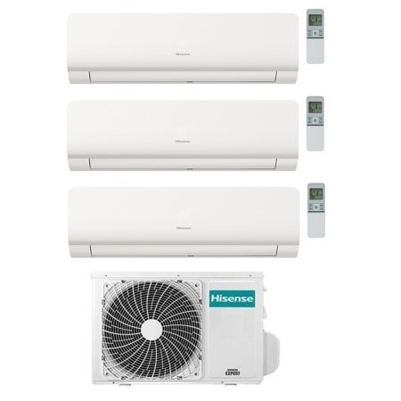 Condizionatore Hisense Trial Split R-32 New Energy 9000+9000+12000 Btu Wifi Inverter 3Amw52U4Rja A++