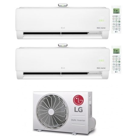 Condizionatore Lg Dual Split Dualcool Atmosfera 12000+12000 Btu Wifi Inverter Mu2R17 A+++