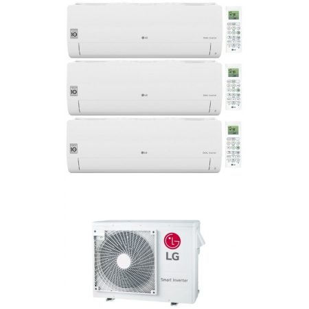 Condizionatore Lg Libero Smart Wifi R32 Trial Split Inverter 7000+7000+12000 Btu Mu3R19 A+++