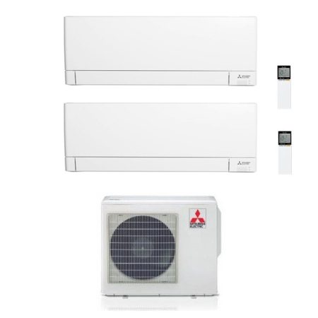 Condizionatore Mitsubishi Dual Split Msz-Ay 12000+12000 Btu Wifi Inverter Mxz-2F53Vf4 A+++