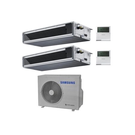 Condizionatore Samsung Canalizzabile Dual Split 9000+12000 Btu Aj040Txj2Kg R32 Bassa/Media Prevalenza A+++