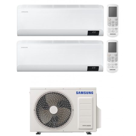 Condizionatore Samsung Cebu Dual Split 12000+12000 Btu Inverter Wifi R32 Aj068Txj3Kg A++