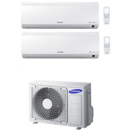 Condizionatore Samsung New Style Plus Dual Split 12000+12000 Btu Inverter Aj050Mcj2Eh A++