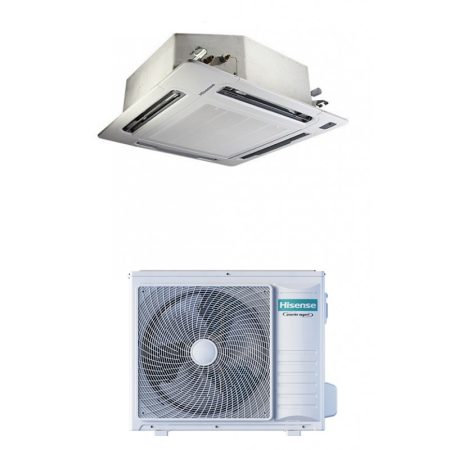 Hisense Condizionatore Cassetta A 4 Vie Monosplit Inverter Gas R32 36000 Btu Auc105Ur4Rkc8 A++