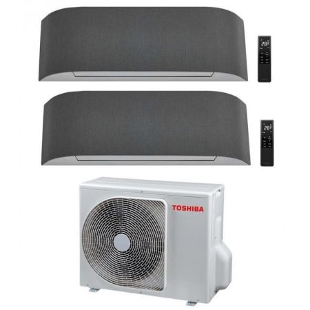 Toshiba Haori Wifi R32 Condizionatore Dual Split Inverter 9000+12000 Btu Ras-2M14U2Avg-E A++